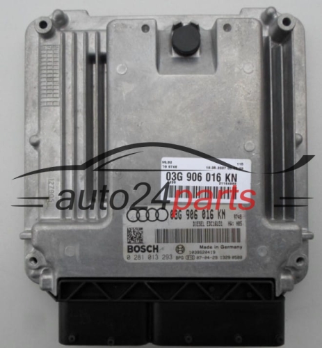 ECU ENGINE CONTROLLER AUDI A4 2.0 TDI BOSCH 0 281 013 293,  03G 906 016 KN