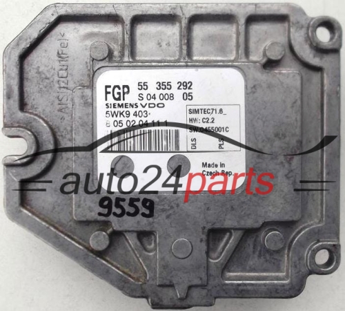 Μονάδα Ελέγχου Κινητήρα OPEL SAAB 9-3 1.8 Z18XE SIEMENS VDO 5WK9 403, FGP 55 355 292