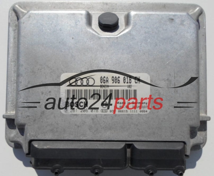 CENTRALINA MOTORE AUDI A3 1.8 AGN BOSCH 0 261 206 078,  06A 906 018 CN