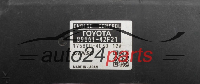 MOTORSTEUERGERÄT ECU STEUERGERAT TOYOTA RAF 4 2.0 Denso  1758004030,  8966142F21 