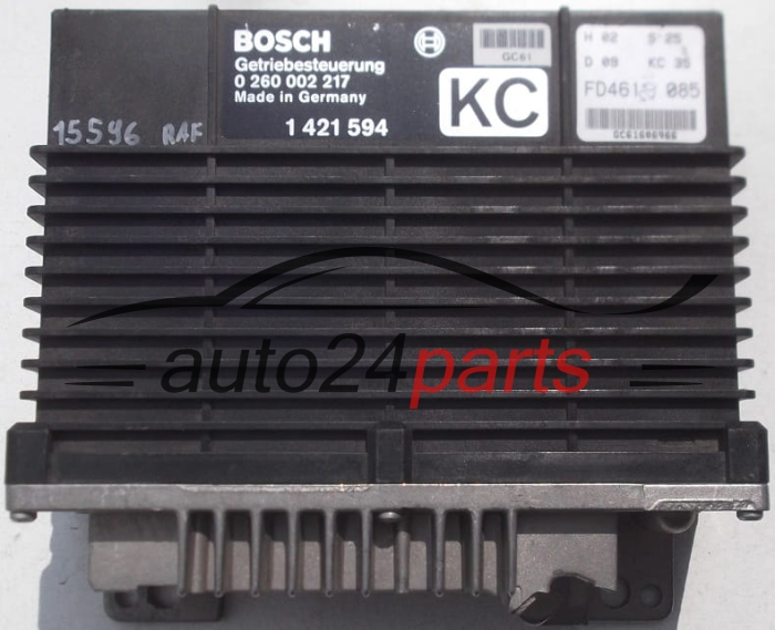ECU AUTOMATIC GEARBOX BMW BOSCH 0 260 002 217, 0260002217, 1 421 594 KC, 1421594KC, 1421594