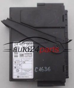 Μονάδα ελέγχου άνεσης OPEL CORSA 24 467 903 XB, 24467903, SIEMENS 5WK4 8664, 5WK48664, 313203739