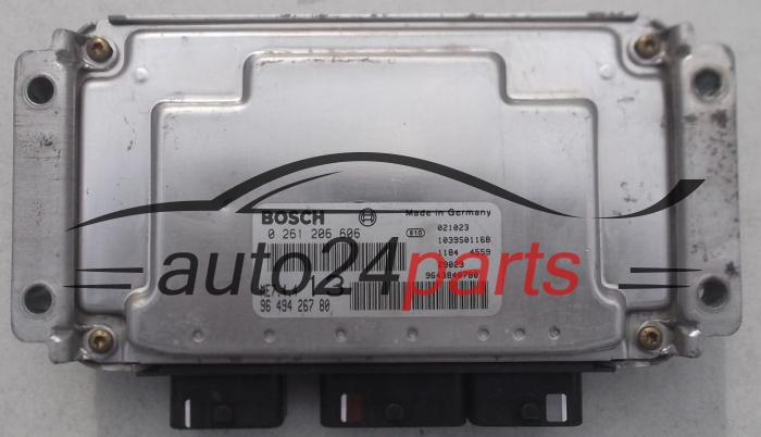 Μονάδα Ελέγχου Κινητήρα CITROEN XSARA PICASSO 1.6 BOSCH 0 261 206 606, 0261206606, 96 494 267 80, 9649426780, 9643840780, ME7.4.4 13