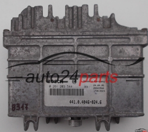 ECU ENGINE CONTROLLER SKODA FELICIA 1.3 BOSCH 0 261 203 544, 0261203544, 441.0.4046-024.6, 441040460246