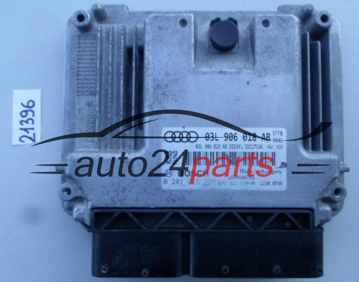 CENTRALINA DO MOTORE AUDI A3 2.0 TDI BOSCH 0 281 016 306, 0281016306, 03L 906 018 AB, 03L906018AB, EDC17C46