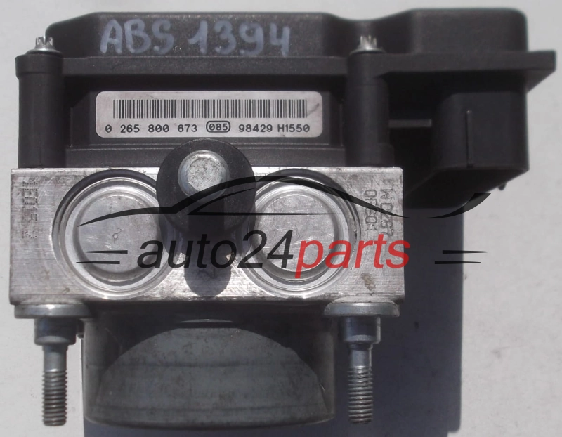ABS HYDRAULIK-AGGREGAT MIT STEUERGERAET FIAT PANDA BOSCH 0 265 232 021, 0265232021, 51799595, 0 265 800 673, 0265800673
