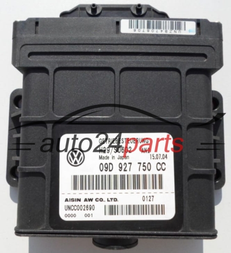 Boîte de vitesses automatique contrôleur PORSCHE CAYENNE AISIN UNCC002690, 09D 927 750 CC