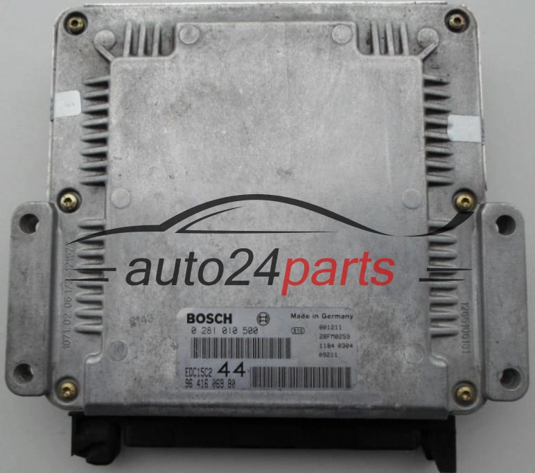 Μονάδα Ελέγχου Κινητήρα PEUGEOT 206 2.0 HDI BOSCH 0 281 010 500,  96 416 069 80