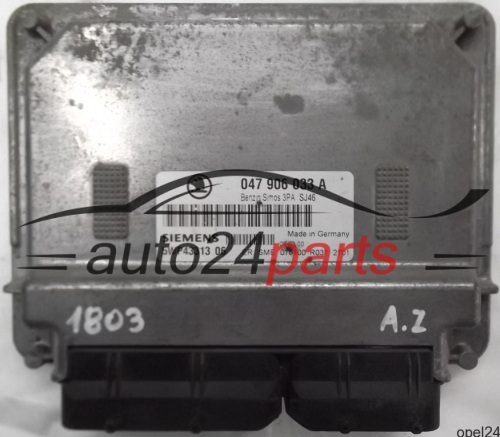 MOTORSTEUERGERÄT ECU STEUERGERÄT SKODA FABIA 1.4 MPI AME 047906033A, SIEMENS 5WP43313 06