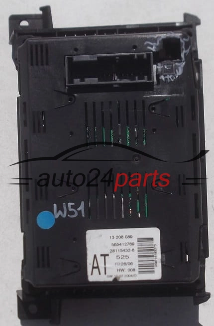 WYSWIETLACZ RADIA OPEL ASTRA H ZAFIRA 13208089 AT