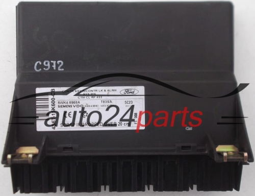 KOMFORTSTEUERGERÄT FORD FIESTA 1.6 TDCI SIEMENS 5WK4 8968A,  5WK48968A, 4S6T-15K600-CB, 4S6T15K600CB, 5WK4 8862, 5WK48862 
