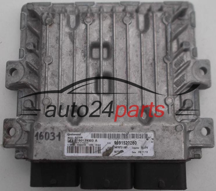 CENTRALINA DO MOTORE CITROEN PEUGEOT CONTINENTAL S180129303 A, S180129303A, 9691520280 