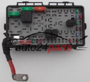 SKRZYNKA ELEKTRYCZNA PRZEKAŻNIKÓW I BEZPIECZNIKÓW MODUŁ NADWOZIA CENTRALKA KOMFORTU BSI PRZEDNIA OPEL CORSA D 2006-, 13217387 EA