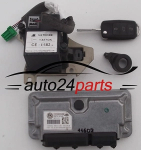 ECU CENTRALITA DE MOTOR VOLKSWAGEN SEAT IBIZA 1.4 MAGNETI MARELLI MY2 4HV.BK, MY24HVBK, 03C 906 024 BK, 03C906024BK, 61601.502.06, 6160150206 