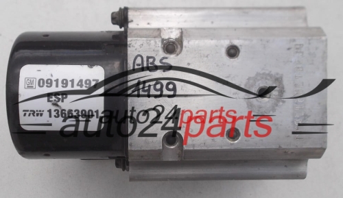 BOMBA DE ABS  VECTRA C SIGNUM GM 09191497, TRW 13663901, 13509201M, 13663901, 54084696A