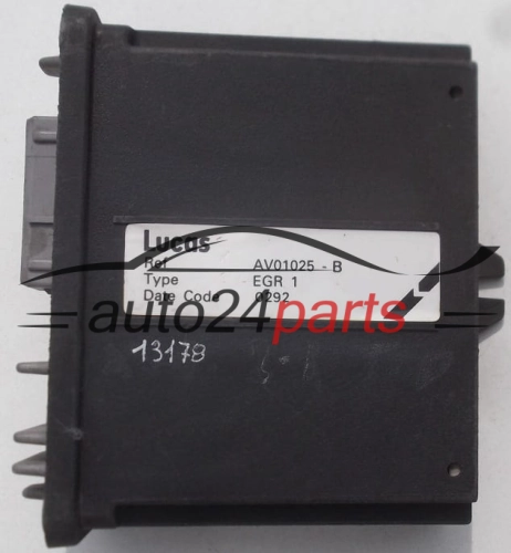 KOMPUTER STEROWNIK SILNIKA PEUGEOT CITROEN LUCAS AV01025-B, AV01025B, EGR1, 7186-600, 7186600 - 13178