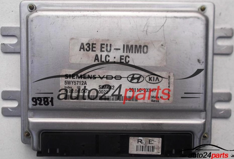 calculateur moteur pour kia rio 1.3