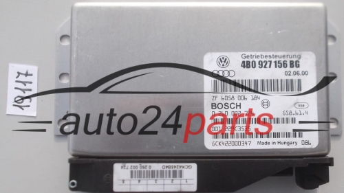 STEROWNIK SKRZYNI AUTOMATYCZNEJ AUDI A6 C5 BOSCH 0 260 002 724, 0260002724, 4B0 927 156 BG, 4B0927156BG