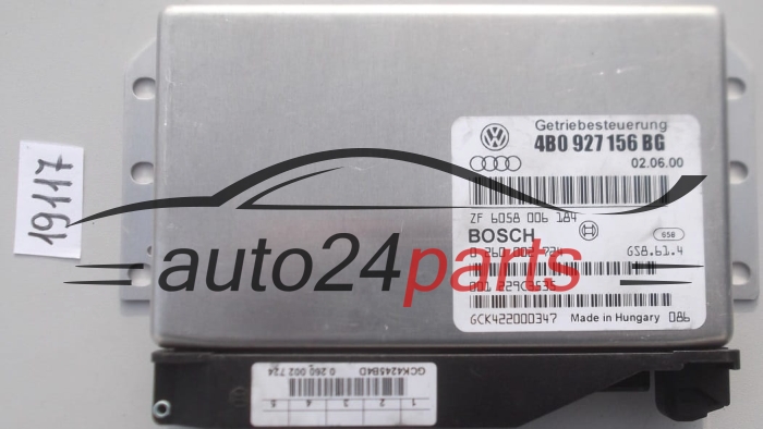 STEROWNIK SKRZYNI AUTOMATYCZNEJ AUDI A6 C5 BOSCH 0 260 002 724, 0260002724, 4B0 927 156 BG, 4B0927156BG