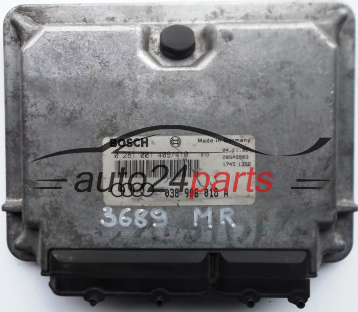 ECU ENGINE CONTROLLER AUDI A3 1.9 TDI 038906018A, 038 906 018 A, BOSCH 0281001409/410, 0 281 001 409, 0 281 001 410, 28SA2983 