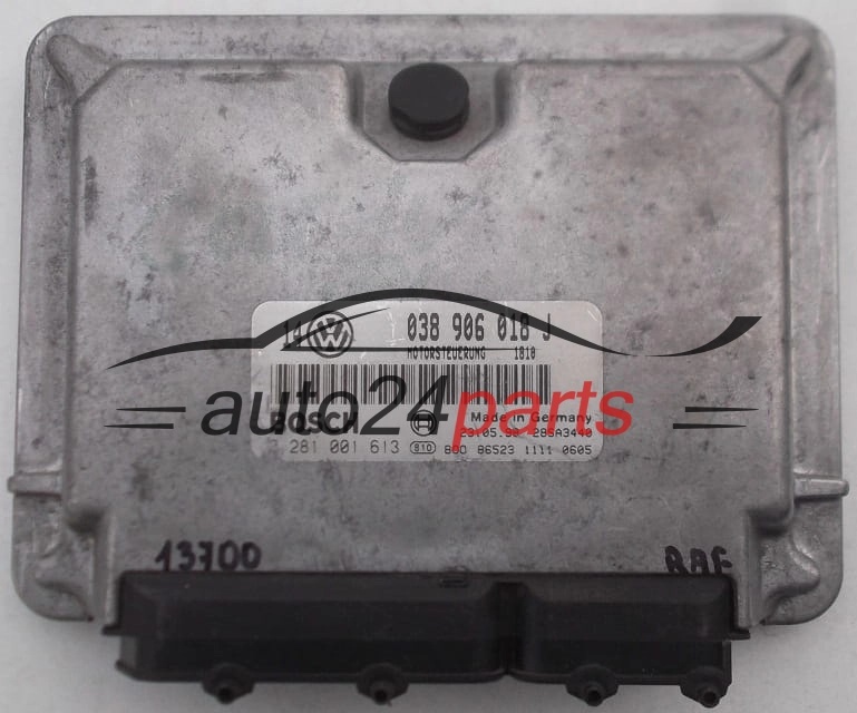 KOMPUTER STEROWNIK SILNIKA VW VOLKSWAGEN GOLF 1.9 TDI BOSCH 0 281 001 613