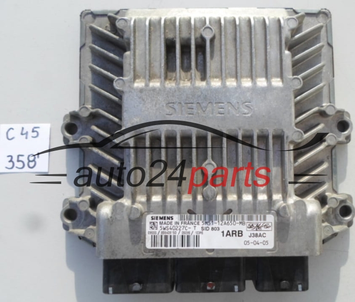 FORD FOCUS 2.0 TDCI SID 803 5WS40227C-T, 5WS40227CT, 5M51-12A650-MB, 5M5112A650MB 