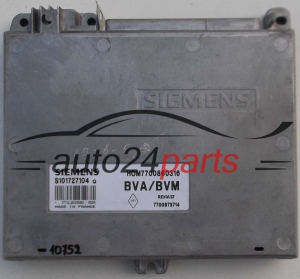 ECU CENTRALITA DE MOTOR RENAULT LAGUNA 2.0 SIEMENS S101727104 Q, S101727104Q, HOM7700860316, 7700873714