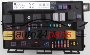 FUSE RELAY BOX ELECTRICAL COMFORT CONTROL MODULE BODY OPEL ASTRA H ZAFIRA B 13 206 746, 13206746 GS, 5DK 008 668-52, 5DK008668-52