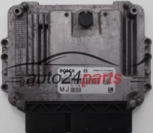 ECU ENGINE CONTROLLER  OPEL ASTRA ZAFIRA 1.9 CDTI BOSCH 0 281 015 767,  GM 55 570 807 MJ