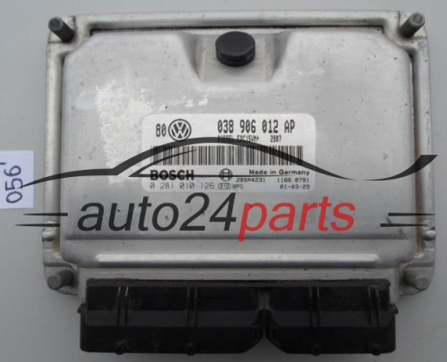 KOMPUTER STEROWNIK SILNIKA VW VOLKSWAGEN GOLF 1.9 TDI BOSCH 0 281 010 126,  038 906 012 AP