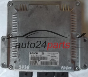 KOMPUTER STEROWNIK SILNIKA PEUGEOT 406 2.0 HDI BOSCH 0281010593, 0 281 010 593, 9643527380, 96 435 273 80, EDC15C2 67 -  2738