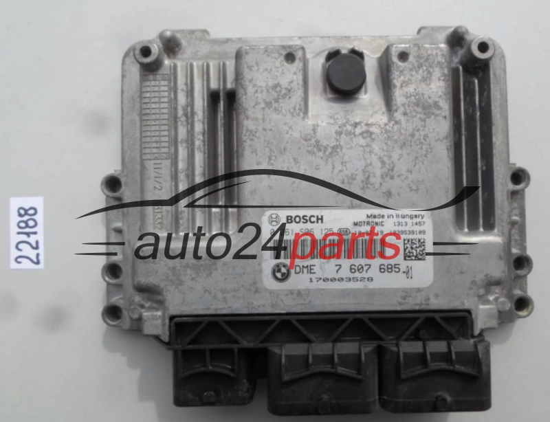 Μονάδα Ελέγχου Κινητήρα MINI COOPER 1.6 BOSCH 0 261 S06 125, 0261S06125, DME 7607685, DME7607685