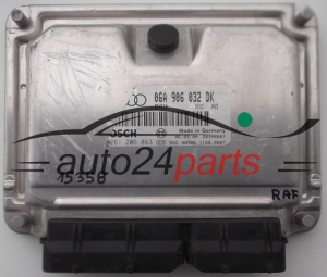 KOMPUTER STEROWNIK SILNIKA AUDI A3 1.8T 06A906032DK, 06A 906 032 DK, BOSCH 0261206863, 0 261 206 863, BENZIN ME7.5 0001 26SA6972 - 