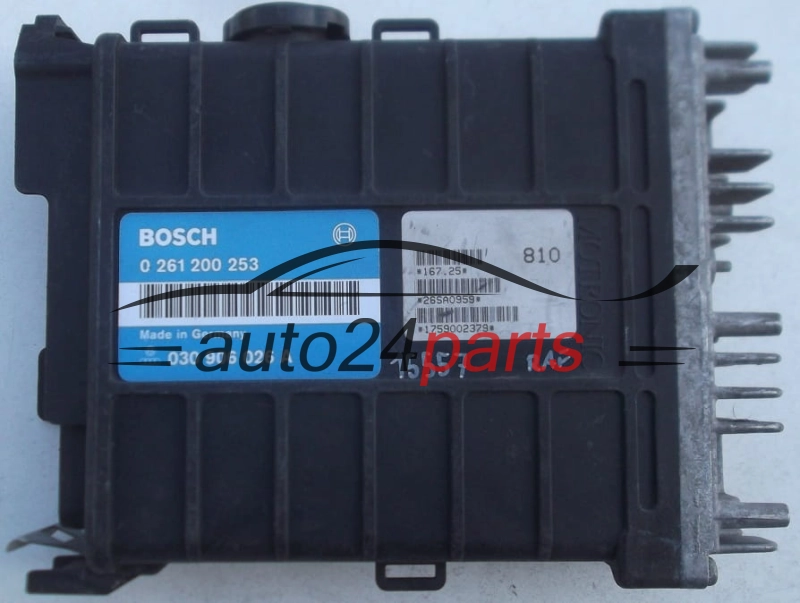 KOMPUTER STEROWNIK SILNIKA VW VOLKSWAGEN POLO 1.1, BOSCH 0 261 200 253, 0261200253, 030 906 026 A, 030906026A