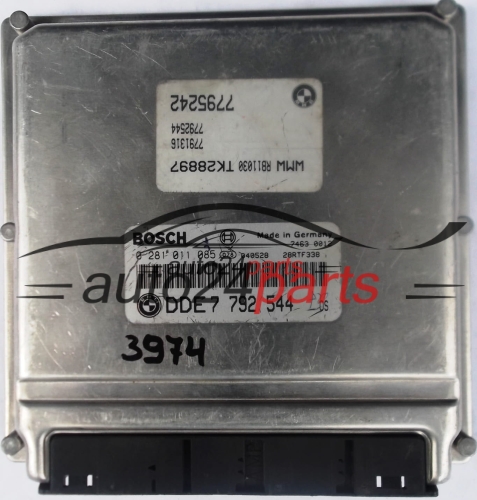 MINI ONE R50 1.4 DIESEL BOSCH 0281011085, 0 281 011 085, DDE 7792544, 7 792 544