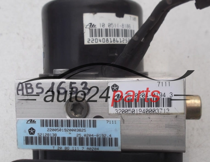 Aντλία ABS JEEP GRAND CHEROKEE ATE 10.0511-8186.1