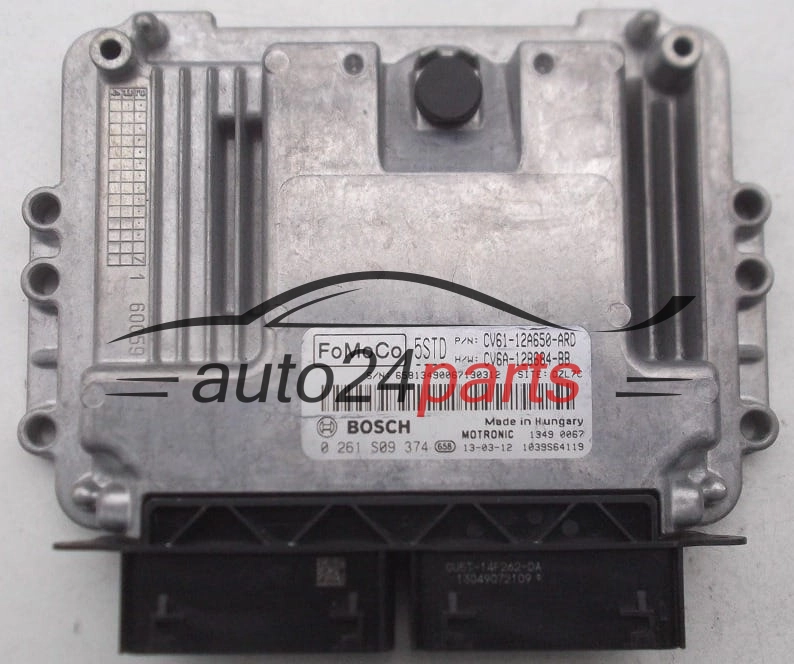 MOTORSTEUERGERÄT ECU STEUERGERÄT  FORD FOCUS C MAX BOSCH 0 261 S09 374, FoMoCo CV61-12A650-ARD