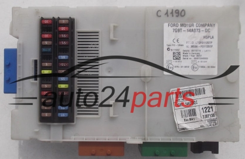 CAJA ELECTRICA DE FUSIBLES MODUL FORD MONDEO DELPHI 28110779, 7G9T-14A073-DC
