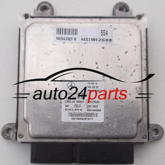 ECU ENGINE CONTROLLER MERCEDES SPRINTER 2.7 CDI A6519002600, A6519012200