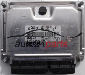 KOMPUTER STEROWNIK SILNIKA VW VOLKSWAGEN PASSAT 2.5 TDI V6 AKN 3B1 907 401 B, 3B1907401B, BOSCH 0 281 010 447, 0281010447, DIESEL EDC15UM D09, 1039S01058 -  6828