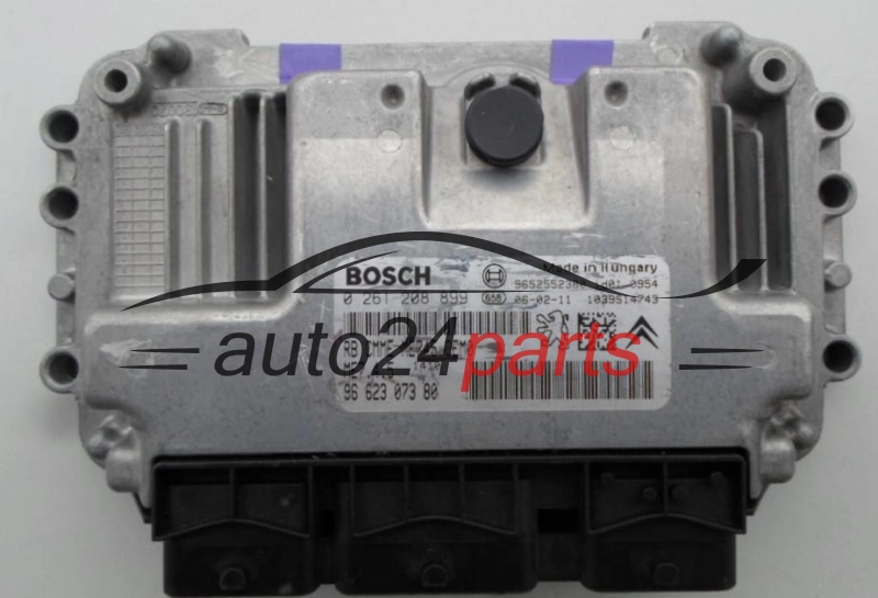 Calculateur Moteur CITROEN PEUGEOT 1.6 BOSCH 0 261 208 899,  96 623 073 80