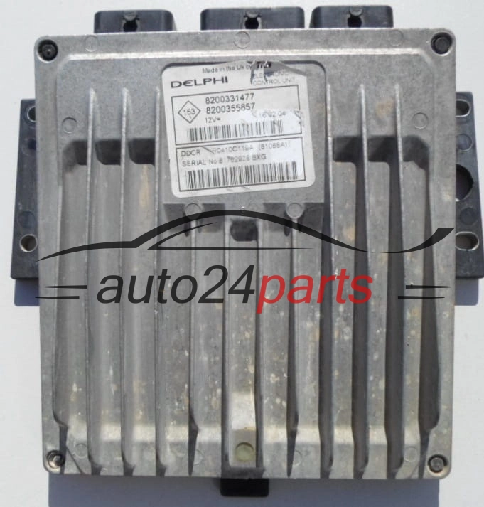 Μονάδα Ελέγχου Κινητήρα RENAULT CLIO 1.5 DCI Delphi R0410C119A, 8200331477, 8200355857 