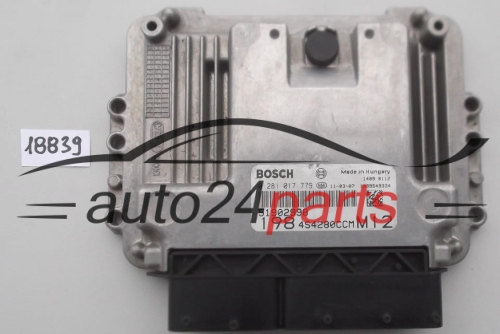 KOMPUTER STEROWNIK SILNIKA FIAT BRAVO 1.6 MJD BOSCH 0 281 017 779, 0281017779, 51902998