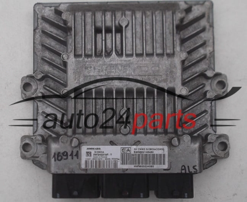 KOMPUTER STEROWNIK SILNIKA PEUGEOT, CITROEN 2.0 16V, SIEMENS 5WS40318F-T, 5WS40318FT, SW9662148480, HW9655534080, SID803A