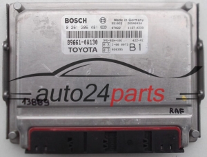 ECU ENGINE CONTROLLER TOYOTA COROLLA AVENSIS BOSCH 0 261 206 481, 0261206481, 89661-0W130, 896610W130