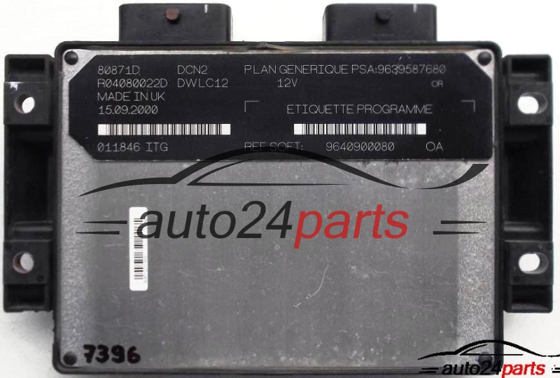 calculateur moteur pour peugeot 306 1.9 diesel