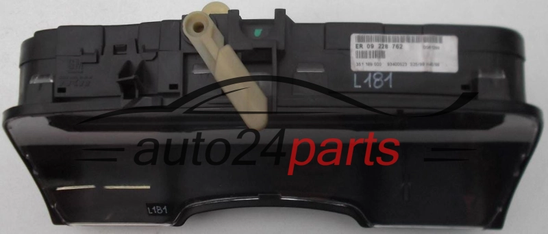 QUADRO STRUMENTI CRUSCOTTO CONTACHILOMETRI OPEL ER 09 228 762, ER09228762, 351 189 000, 351189000