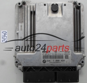 KOMPUTER STEROWNIK SILNIKA BMW MINI COOPER 1.6 D BOSCH 0 281 012 722, 0281012722, DDE 7 808 454, DDE7808454, 7808454