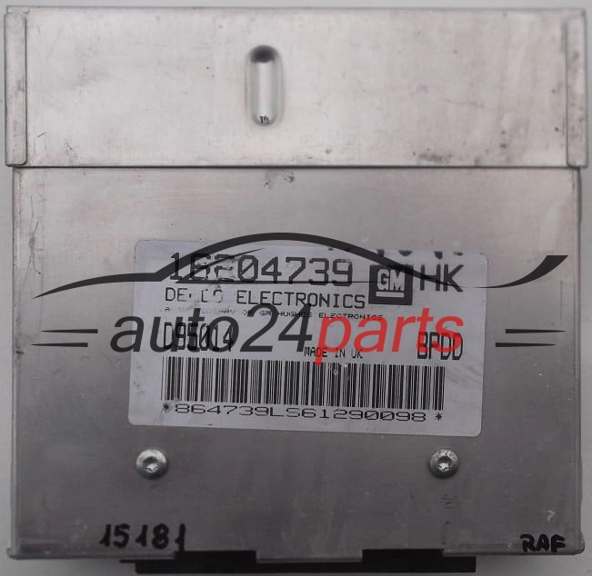 CENTRALINA MOTORE OPEL CORSA B 1.2, DELCO 16204739 HK, 16204739HK, D95014, BPDD