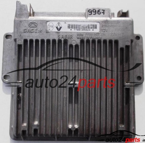 ECU CENTRALITA DE MOTOR RENAULT TWINGO, 7700105024, HOM7700868295, 21625400-2 